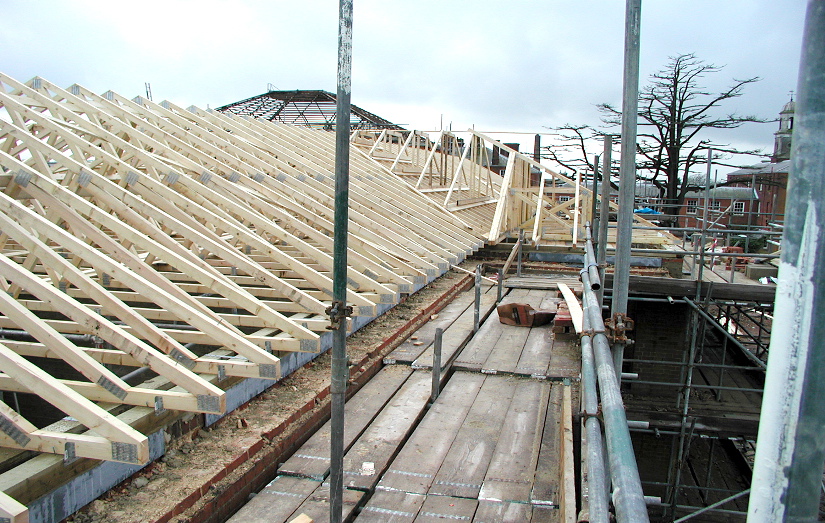 Timber roof framing